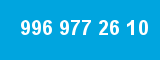 996 977 26 10